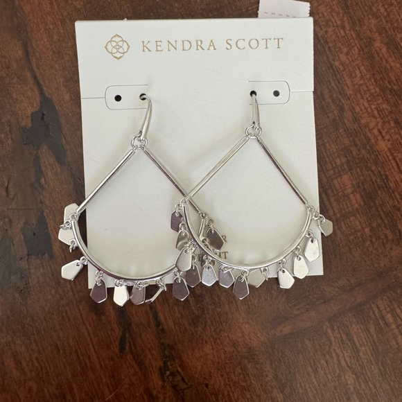 Kendra Scott Silver Earrings - Picture 1 of 3